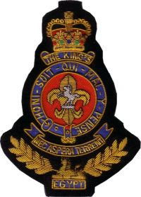 KING'S AND MANCHESTER REGIMENT ASSOCIATION BLAZER BADGE