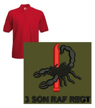 3rd Squadron Raf Regiment Polo Shirt