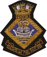 HMS ARK ROYAL BLAZER BADGE