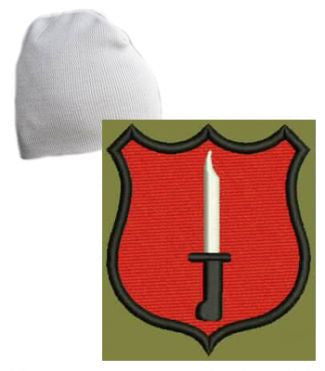 British Army Infantry Shield Beanie Hat