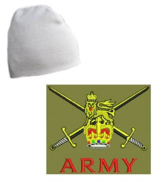 British Army Logo Beanie Hat