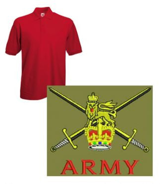 British Army Logo Polo Shirt | British Army Polo Shirts | Army Polos