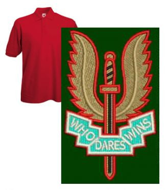 British SAS Special Air Service Polo Shirt