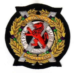 LONDON SCOTTISH REGIMENT BLAZER BADGE