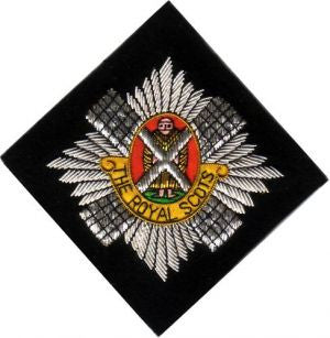 The Royal Scots Bullion Blazer Badge