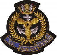 RN ENGINE ROOM BRANCH BLAZER BADGE