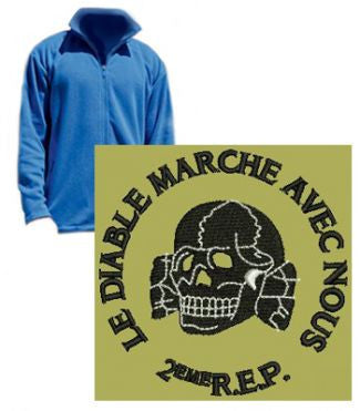 French Foreign Legion 2nd Rep Devil Skull Fleece