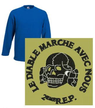 French Foreign Legion 2nd Rep Devil Skull Sweat Shirt
