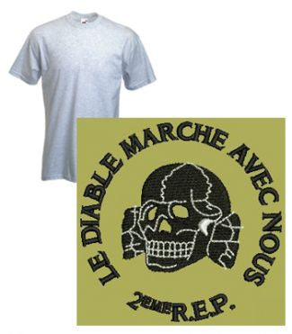 French Foreign Legion 2nd Rep Devil Skull T-Shirt