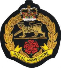 Royal Hampshire Blazer Badges