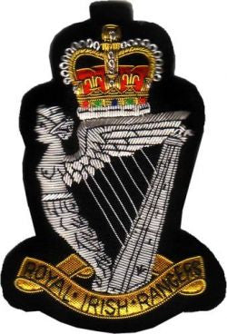 Royal Irish Rangers Blazer Badge