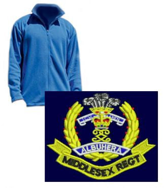 Middlesex Regiment Navy Fleece