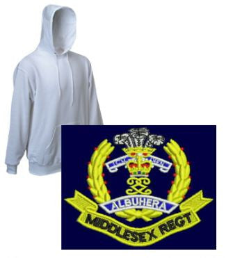 Middlesex Regiment Navy Hoody