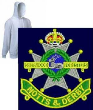 SHERWOOD FORESTERS HOODY