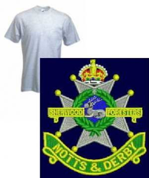 SHERWOOD FORESTERS T SHIRT