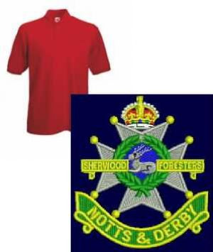 SHERWOOD FORESTERS POLO SHIRT