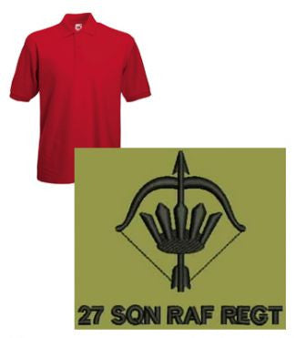 RAF Regiment 27 Squadron Polo Shirt