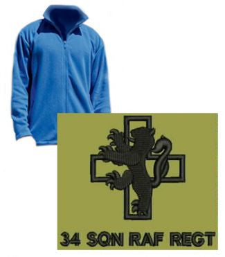 RAF Regiment 34 Squadron Fleece