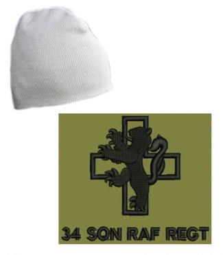 RAF Regiment 34 Squadron Clothing. T Shirts, Sweatshirts, Vests, Hats & Hoodies