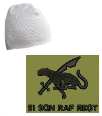 RAF Regiment 51 Squadron Beanie Hat