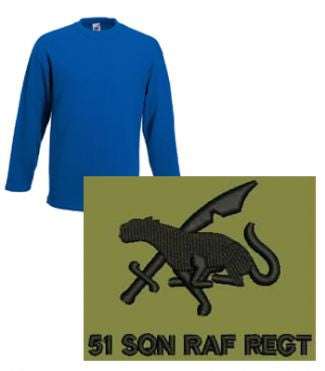 RAF Regiment 51 Squadron Sweat Shirt