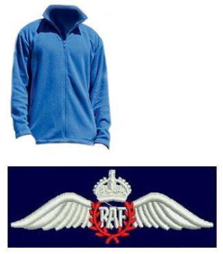 Raf Royal Air Force Pilot Wings Fleece