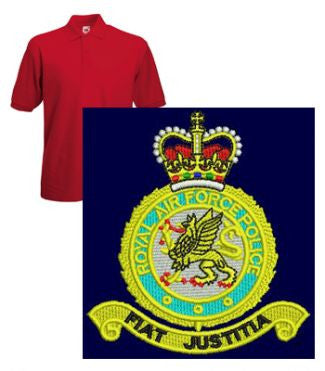 RAF Royal Air Force Police Polo Shirt