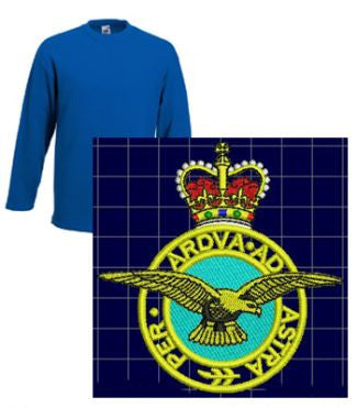 Raf Royal Air Force QC Regiment Sweat Shirt