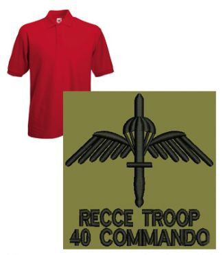 Recce Troop 40 Commando Polo Shirt