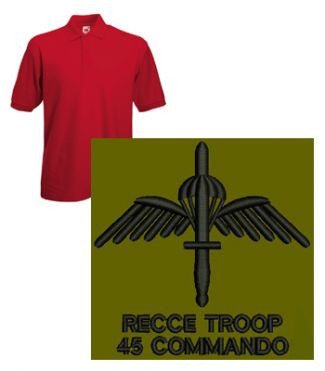 Recce Troop 45 Commando Polo Shirt