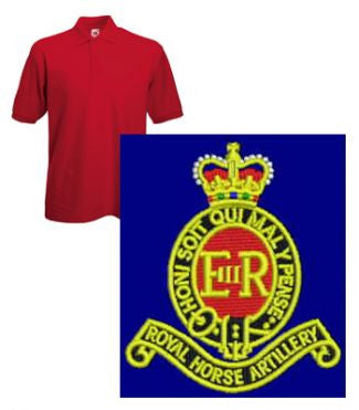 Royal Horse Artillery RHA Polo Shirt