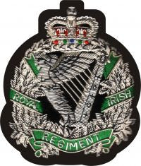 ROYAL IRISH REGIMENT Blazer Badges