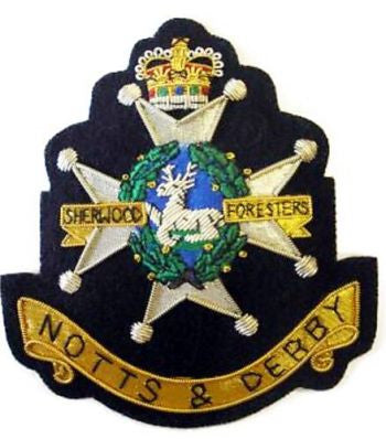 Sherwood Foresters Notts & Derby Blazer Badge