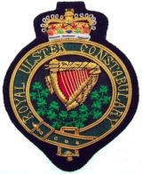 RUC ROYAL ULSTER CONSTABULARY BLAZER BADGE