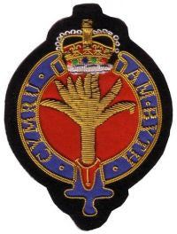 Welsh Guards Blazer Badge Bullion